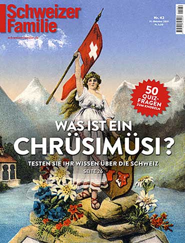 Titelbild Schweizer Familie Ausgabe 2021/42